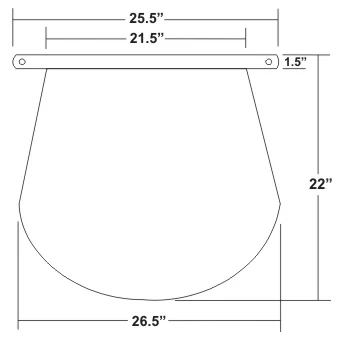 Basic Heavy Duty Half Leather Apron - Image 3