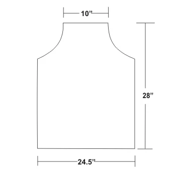 Basic Over Neck Leather Apron Heavy Duty - Image 4