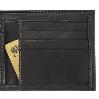 Bi-Fold Leather Credit Card and ID Wallet - Image 3