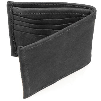 Bi-Fold Leather Wallet with Coin Pocket - Image 6