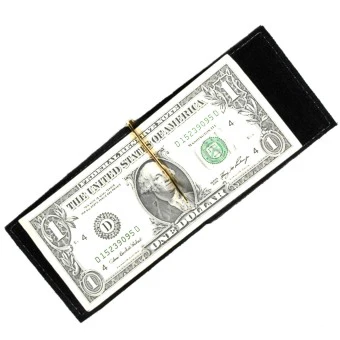 Leather Money Clip and Credit Card Holder - Image 3