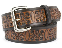 Two-Tone Celtic Design Leather Belt - Custom | $81 - $87 - Image 5