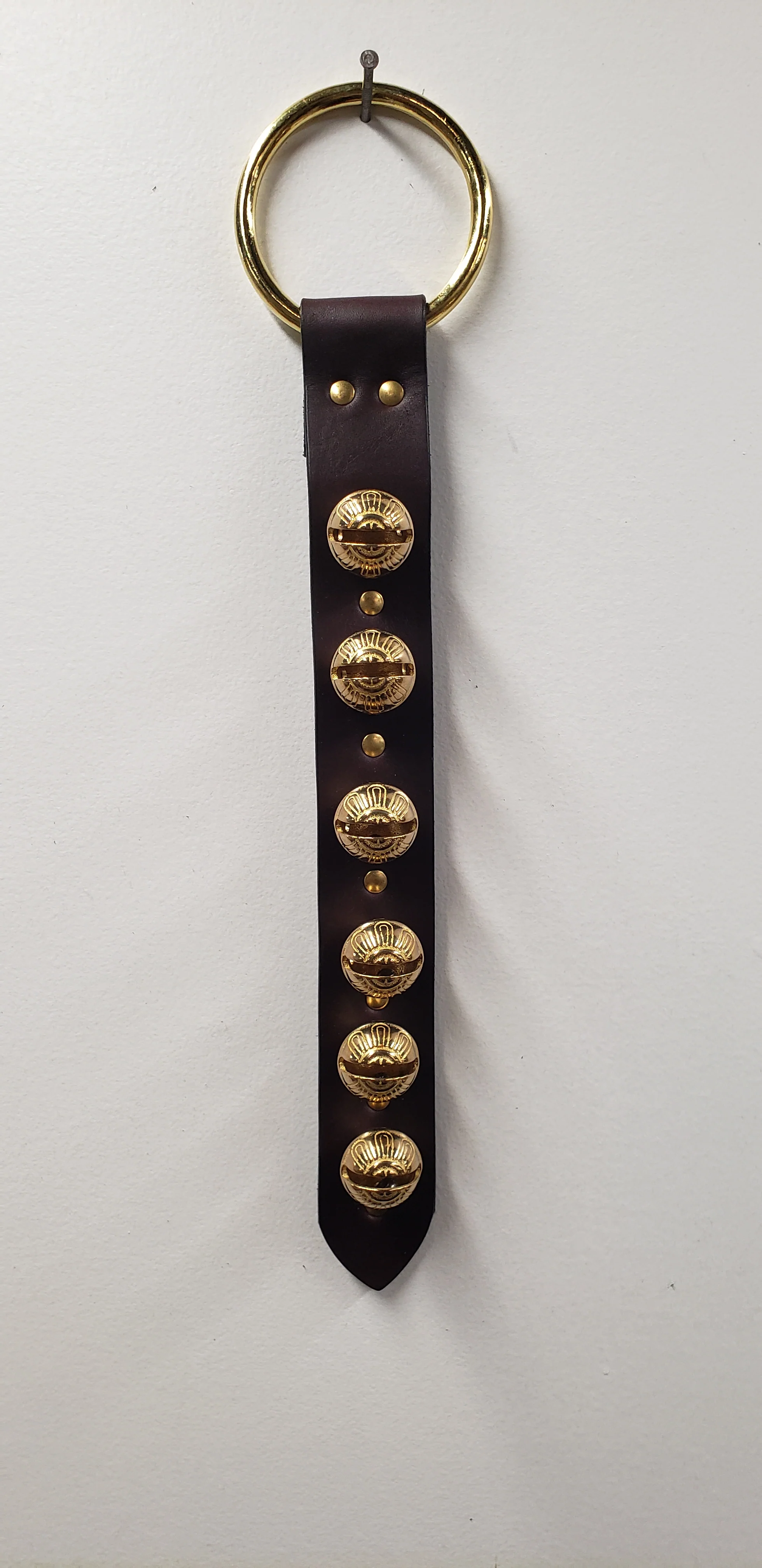 Door Hanger 6 Same Size Sleigh Bells - Image 4