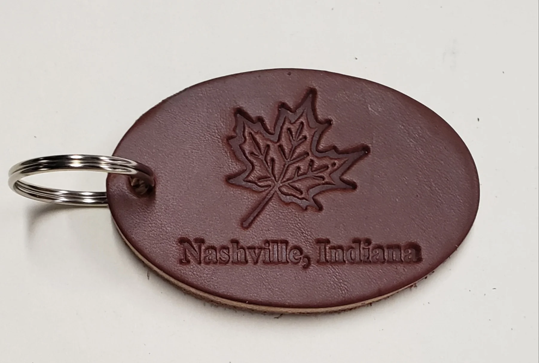 Keychain- Maple Leaf Nashville, Indiana - Image 3