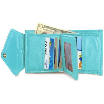 Ladies Bi-Fold Leather Wallet - Image 12