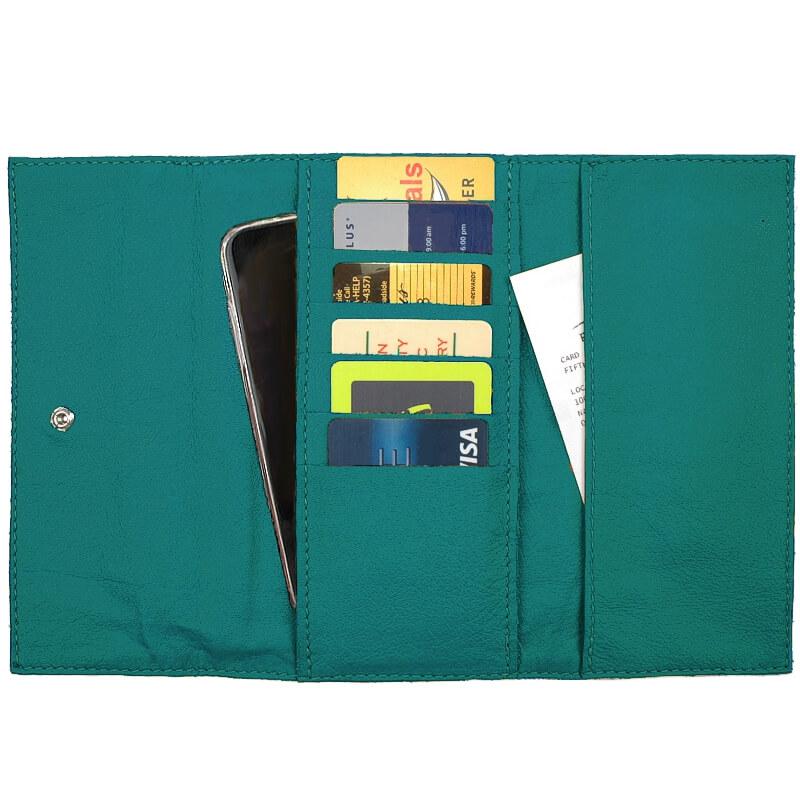 Ladies Clutch Leather Wallet - Image 4