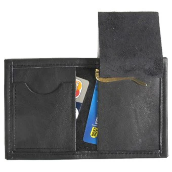 Leather Bi-Fold Money Clip Wallet - Image 4