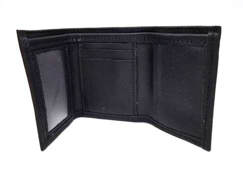Tri Fold ID Leather Wallet - Image 3