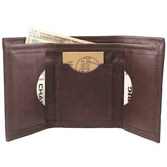 Tri Fold Leather Wallet - Image 5