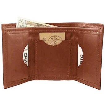 Tri Fold Leather Wallet - Image 6